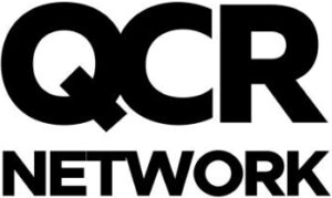 QCR Network logo black